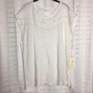 Two by Vince Camuto Women's XL Ultra White Linen